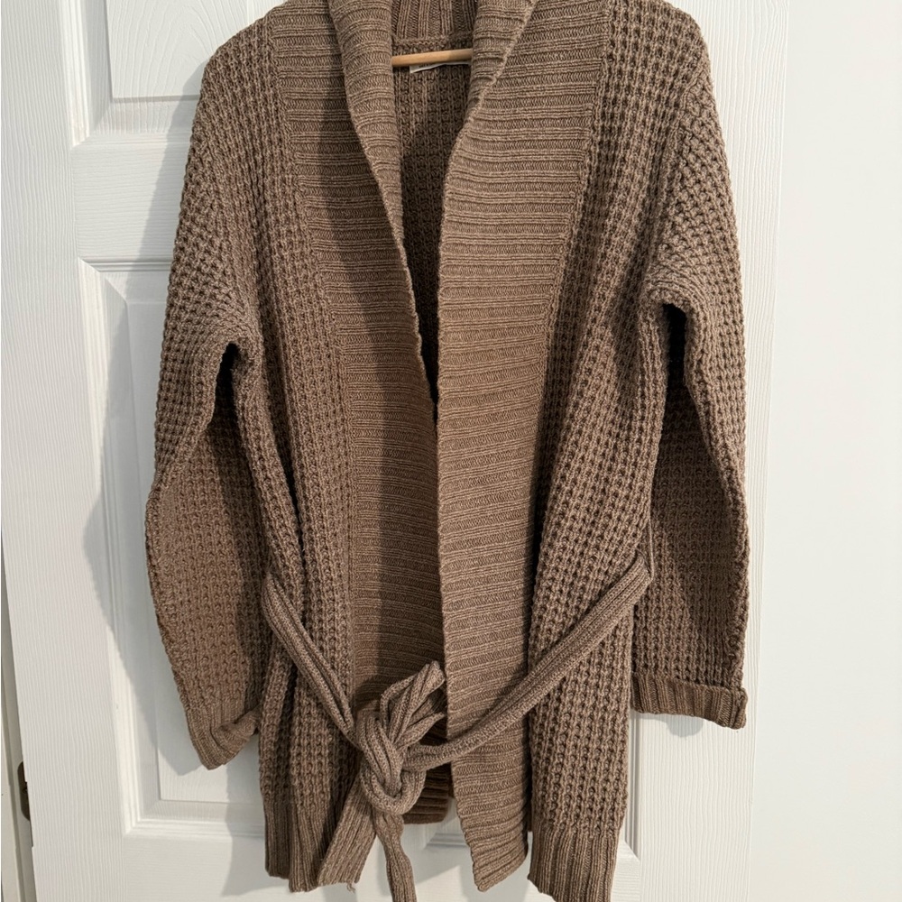 Old Navy Taupe Knit Cardigan